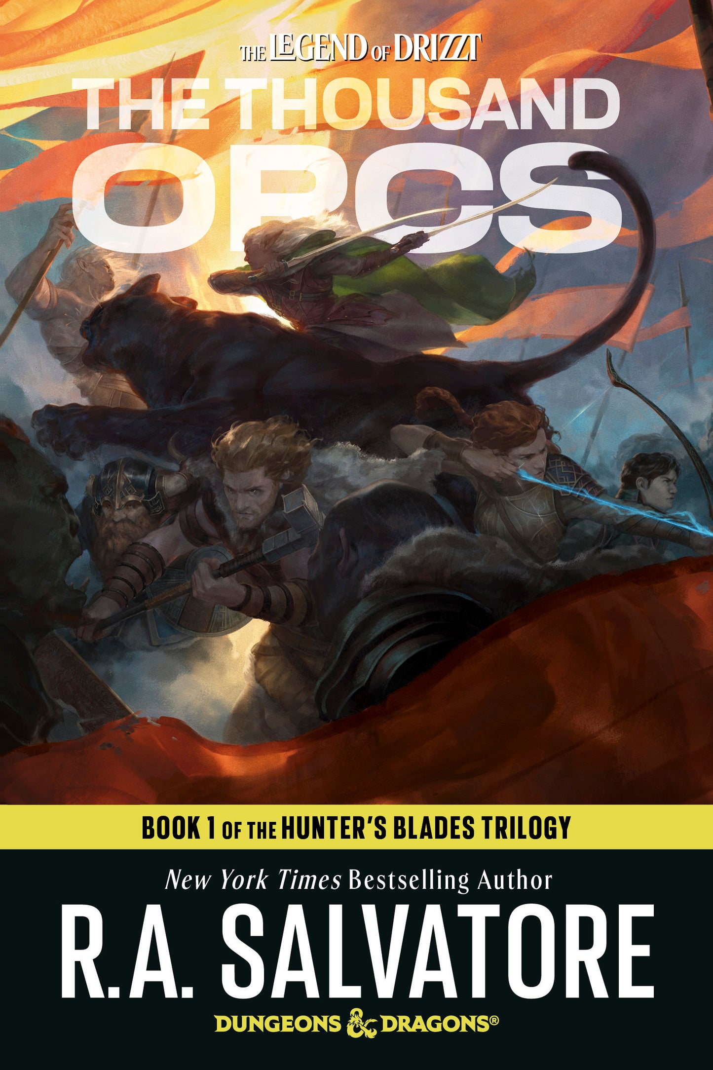 The Thousand Orcs: Dungeons & Dragons - Book 1 of the Hunter's Blades Trilogy (The Legend of Drizzt) (Book:17)