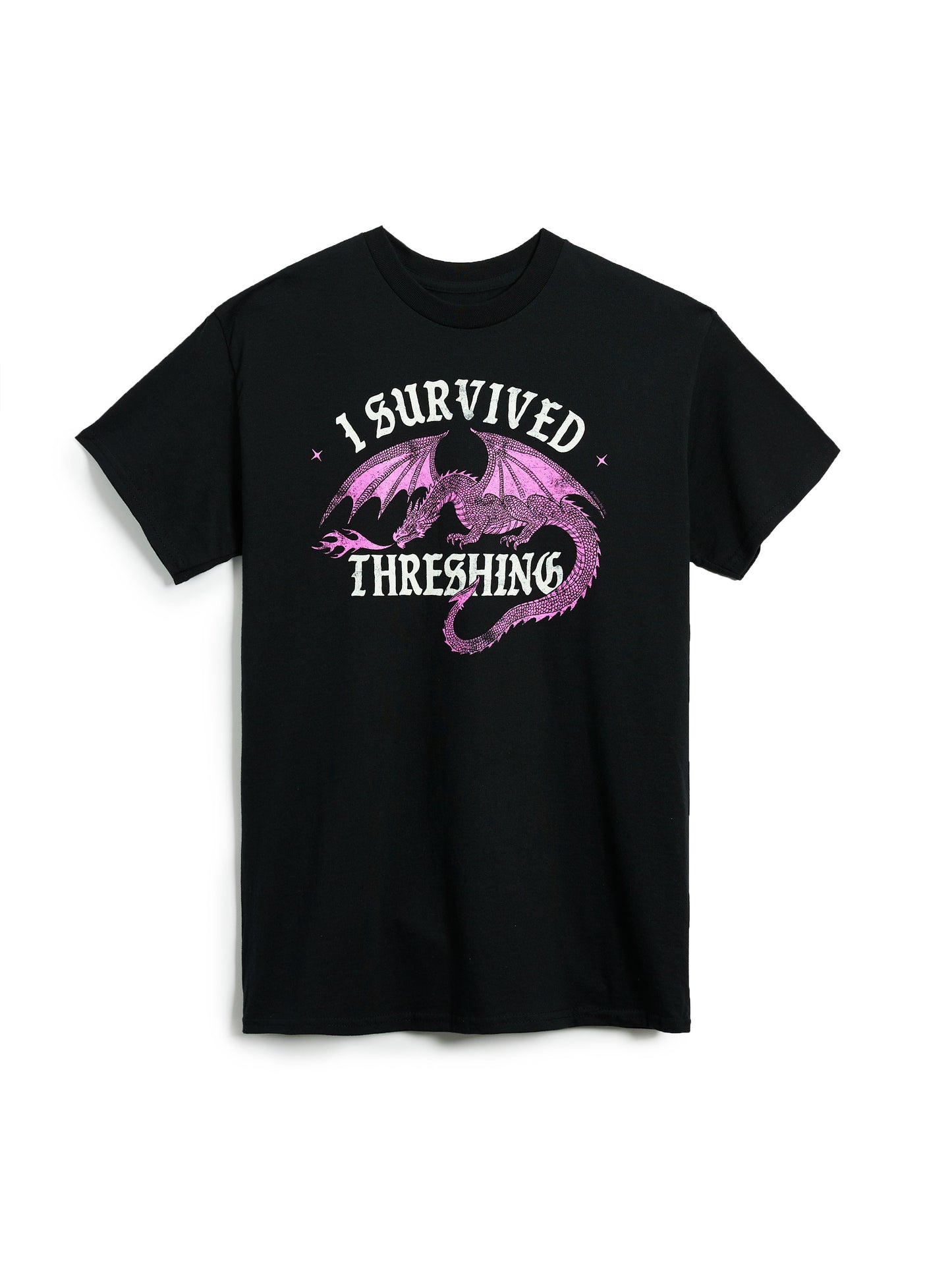 Fourth Wing: I Survived Threshing (Pink Dragon) Unisex T-Shirt XXX-Large