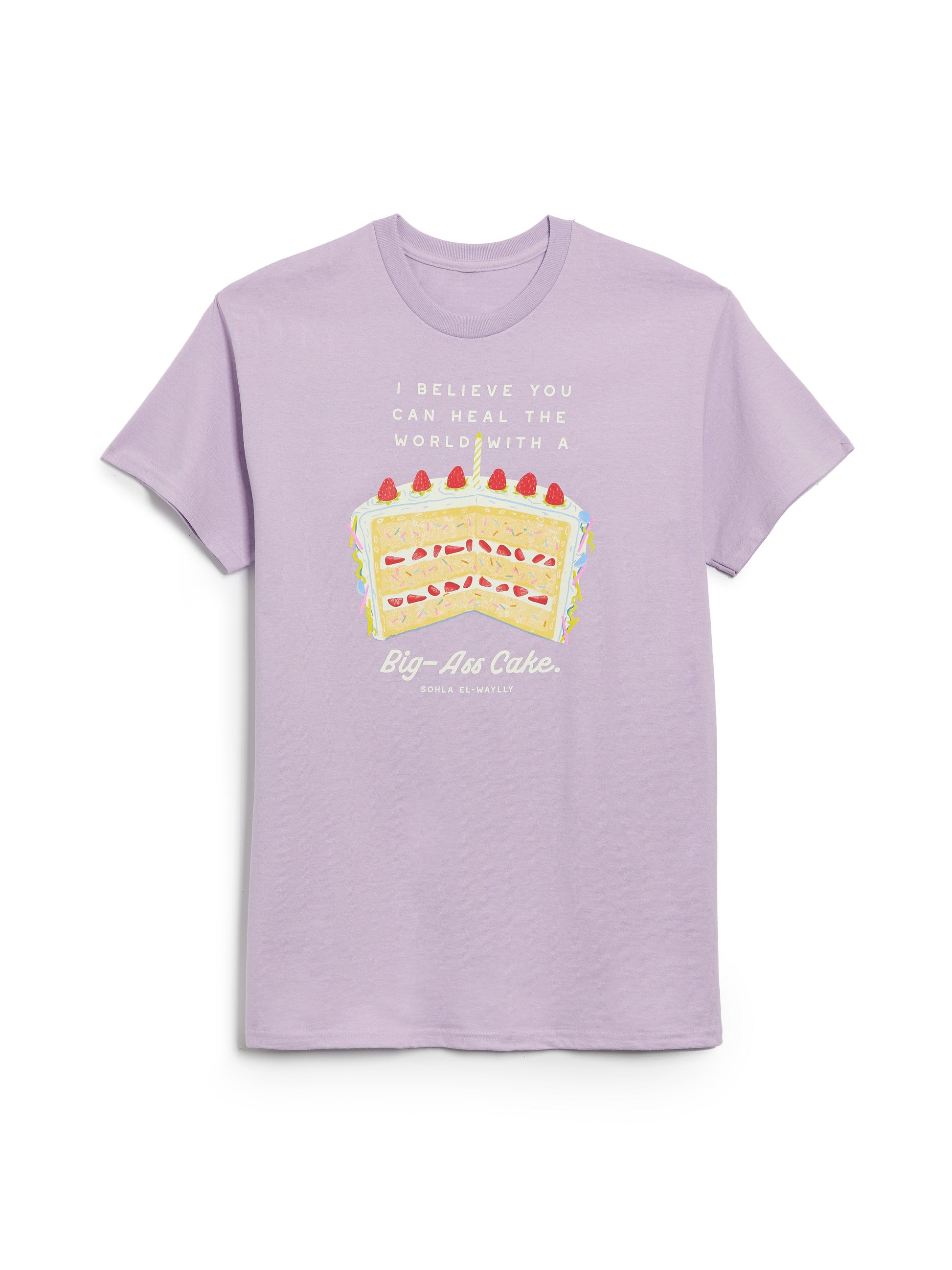 Sohla El-Waylly: Big Ass Cake Unisex T-Shirt XXX-Large