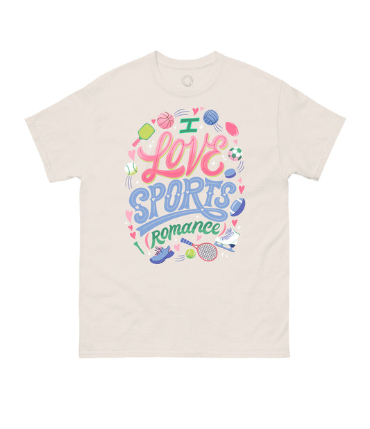 I Love Sports (Romance) Unisex T-Shirt Medium