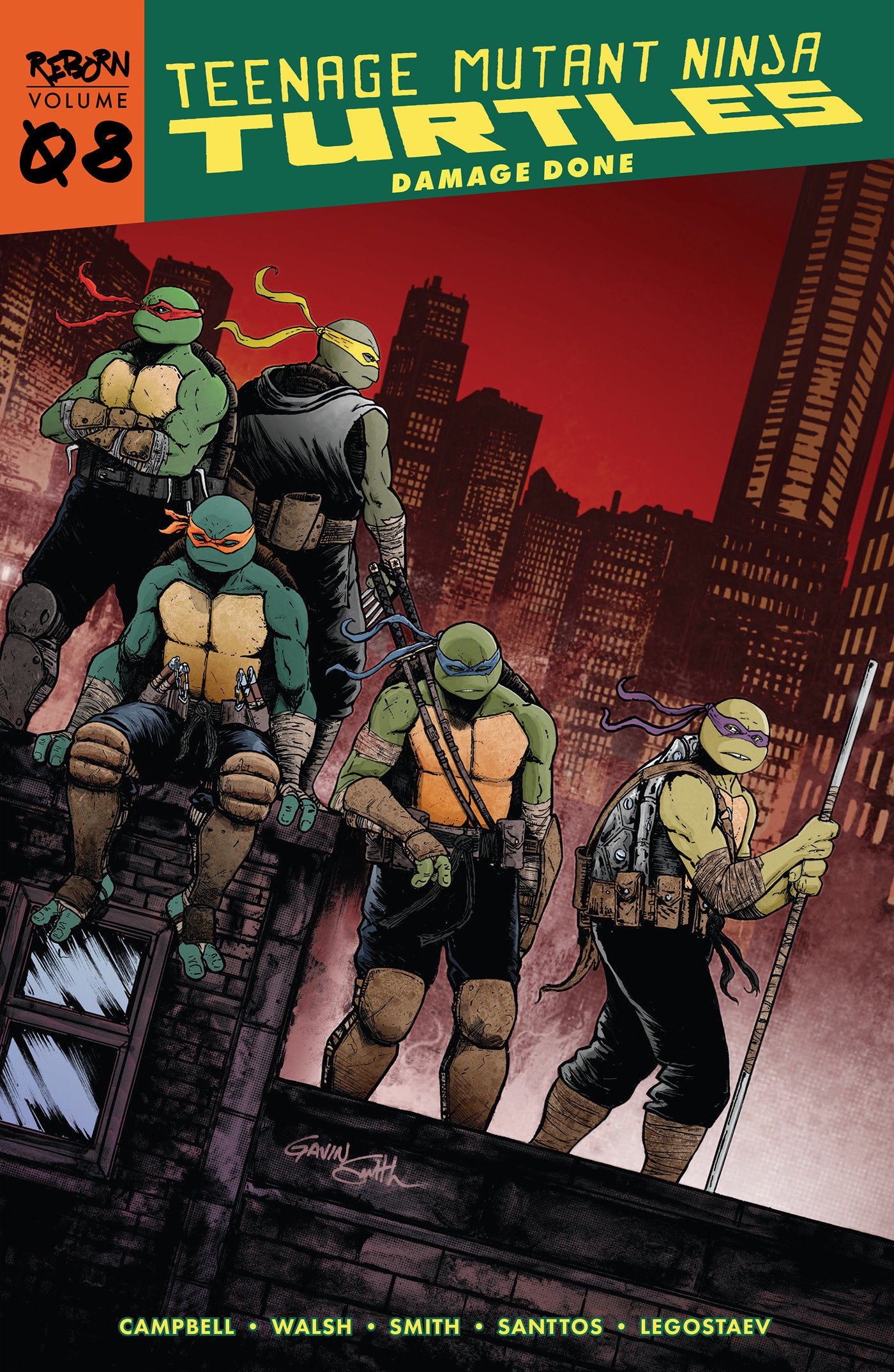 Teenage Mutant Ninja Turtles: Reborn, Vol. 8 - Damage Done (TMNT Reborn) (Book:8)