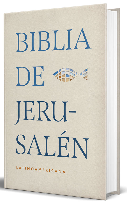 Biblia de Jerusal�n Latinoamericana, tapa dura, edici�n cl�sica color arena / Spanish Jerusalem Bible, Latin American Edition, Hardcover, Sand Color