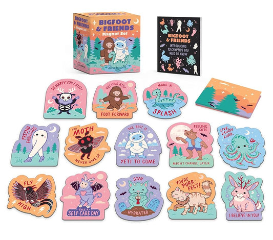 Bigfoot & Friends Magnet Set (RP Minis) by Mollie Thomas