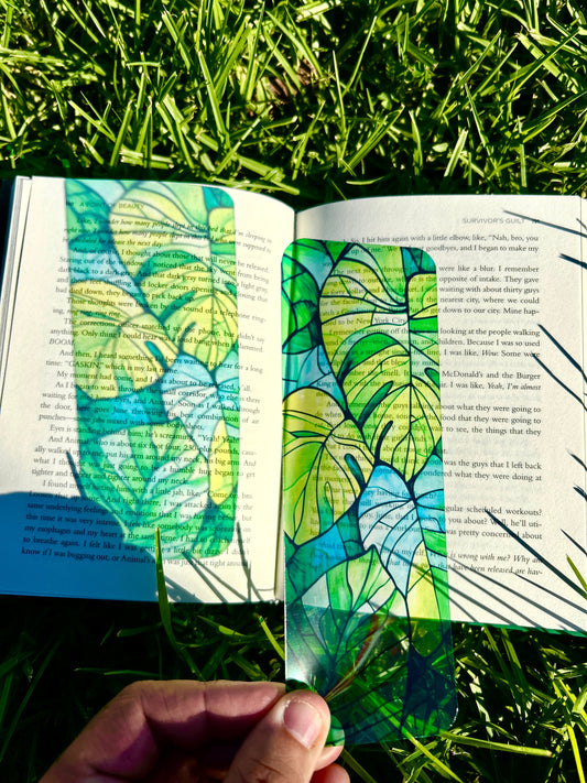 Monstera Deliciosa Bookmark - Swiss Cheese Plant Bookmark, Botanical Gift, Bookmark, Plant Gift