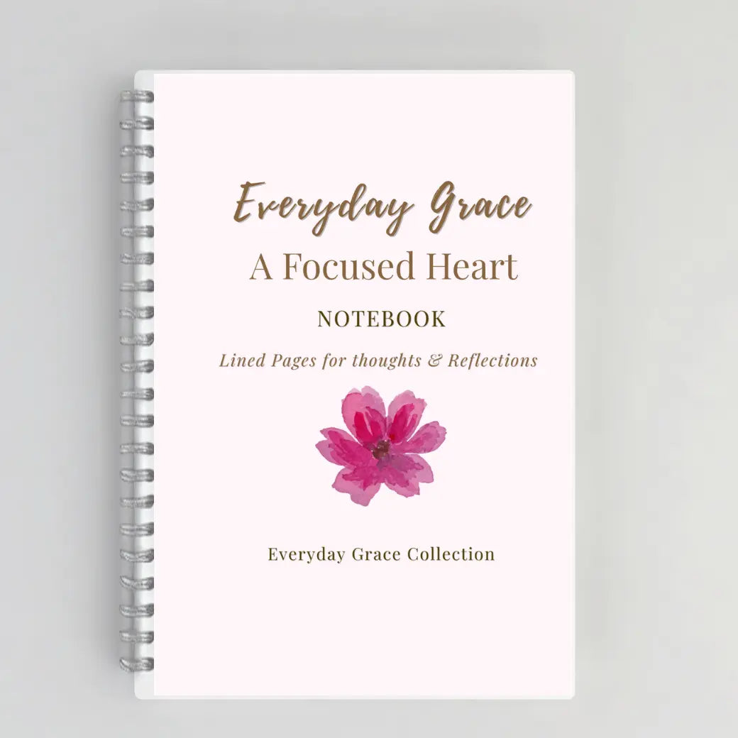 A Focused Heart – Christian Inspirational Notebook for Women | Luxury Faith-Based Writing Journal for Prayer, Reflection & Daily Intentions