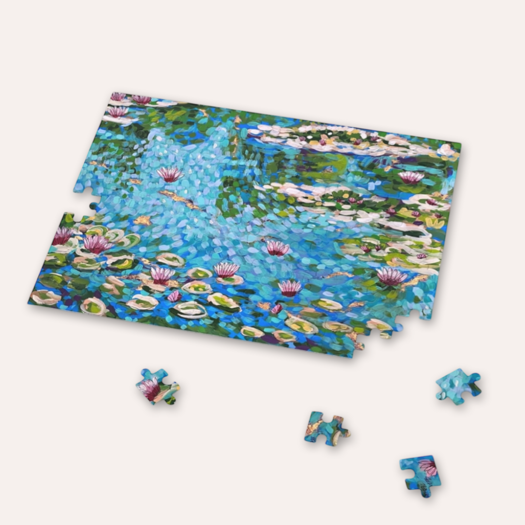 Monet's Pond Fine Art Puzzle
