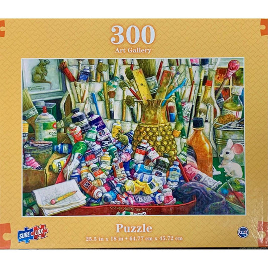 An Artist's World Art Gallery 300 Piece Jigsaw Puzzle Sure Lox