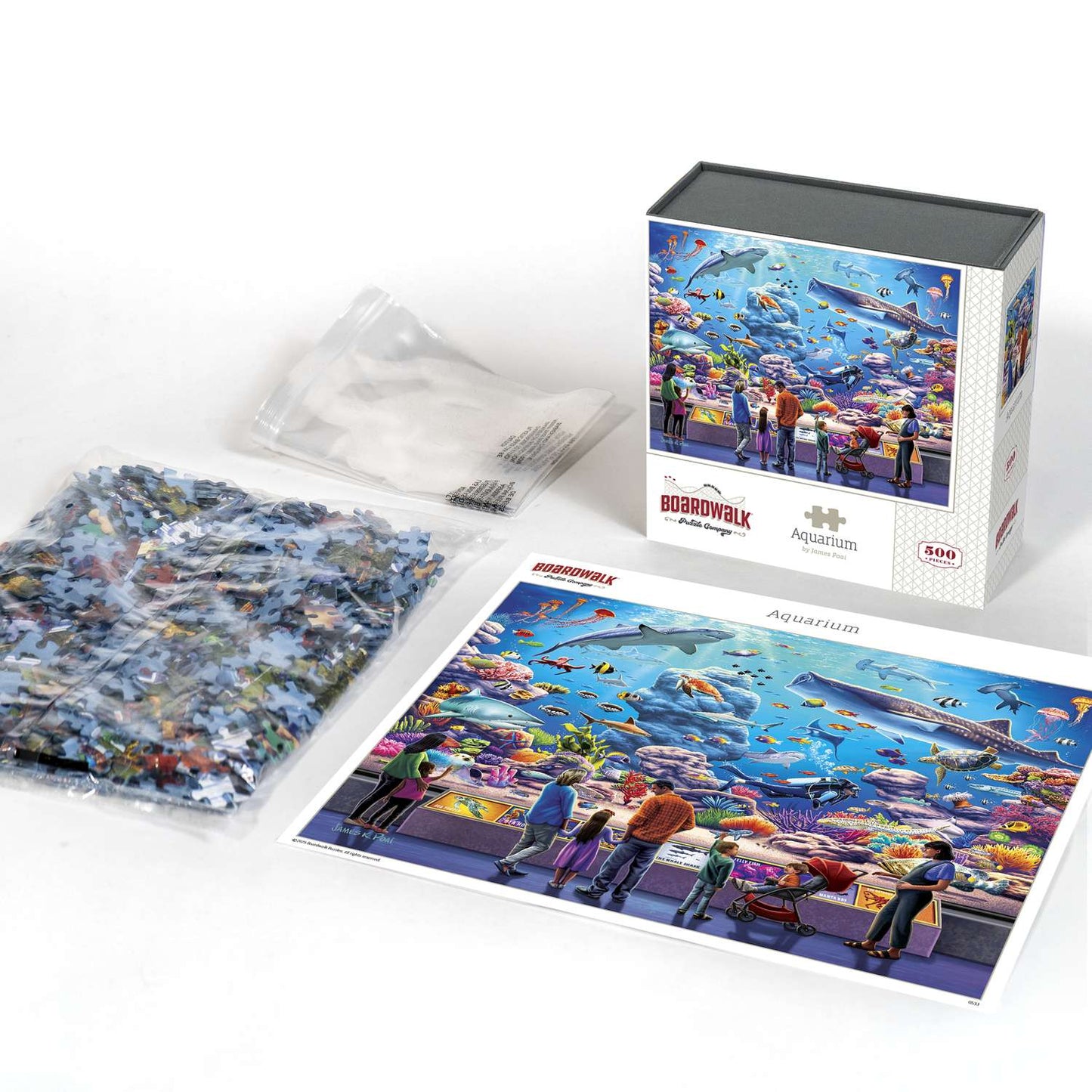 Aquarium 500 Piece Jigsaw Puzzle Boardwalk