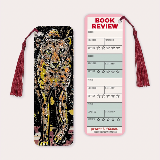 Cheetah Soft Touch Premium Bookmark