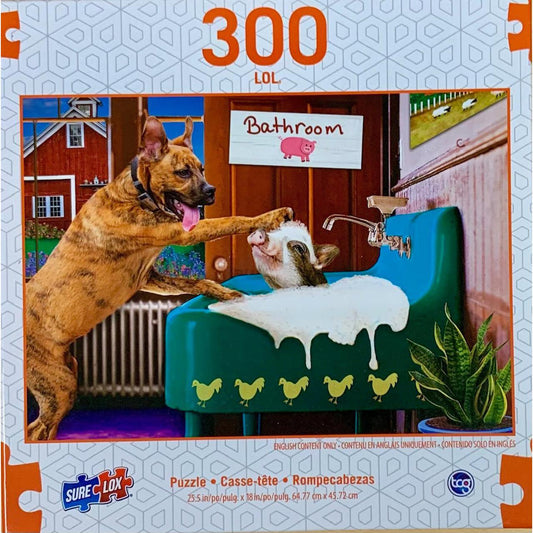 Bath Time for Chip LOL 300 Piece Jigsaw Puzzle Sure Lox
