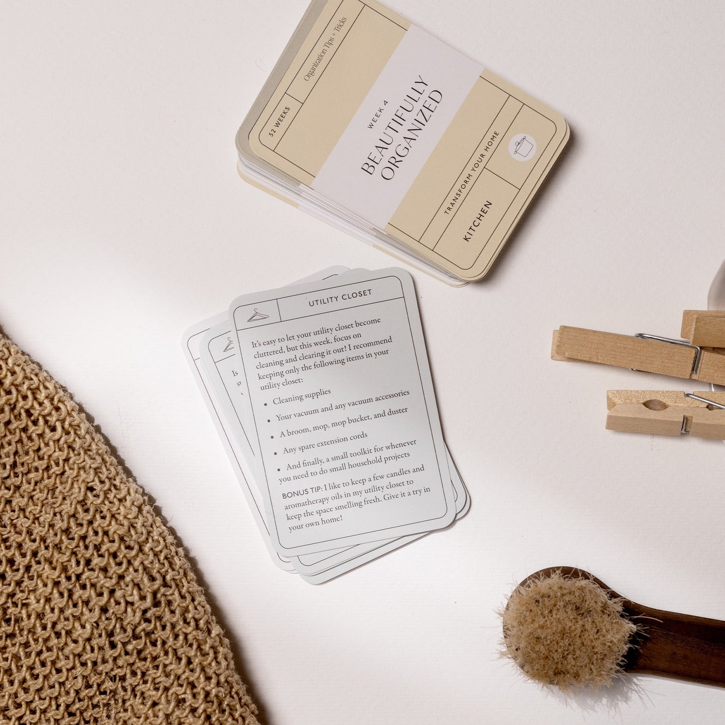 Beautifully Organized In 52 Weeks Card Deck