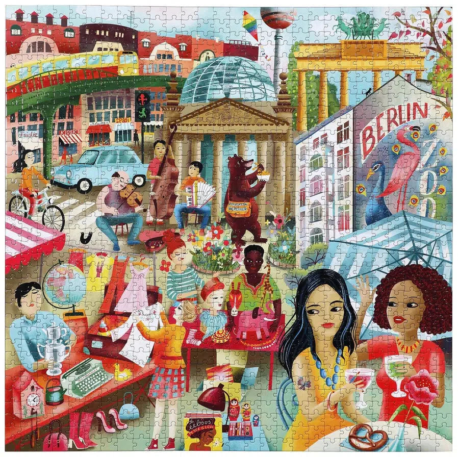 Berlin Life 1000 Piece Jigsaw Puzzle eeBoo
