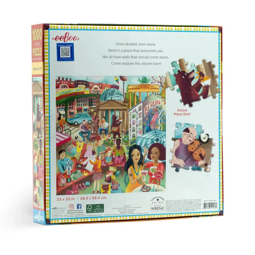 Berlin Life 1000 Piece Jigsaw Puzzle eeBoo