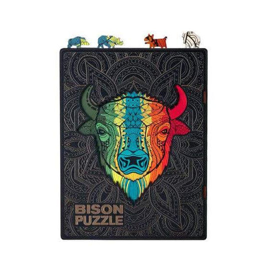 Bison 250 Piece Wooden Jigsaw Puzzle Geek Toys
