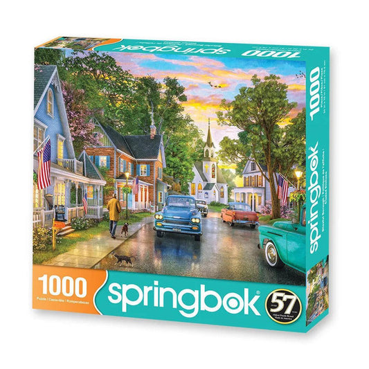 Blissful Borough 1000 Piece Jigsaw Puzzle Springbok