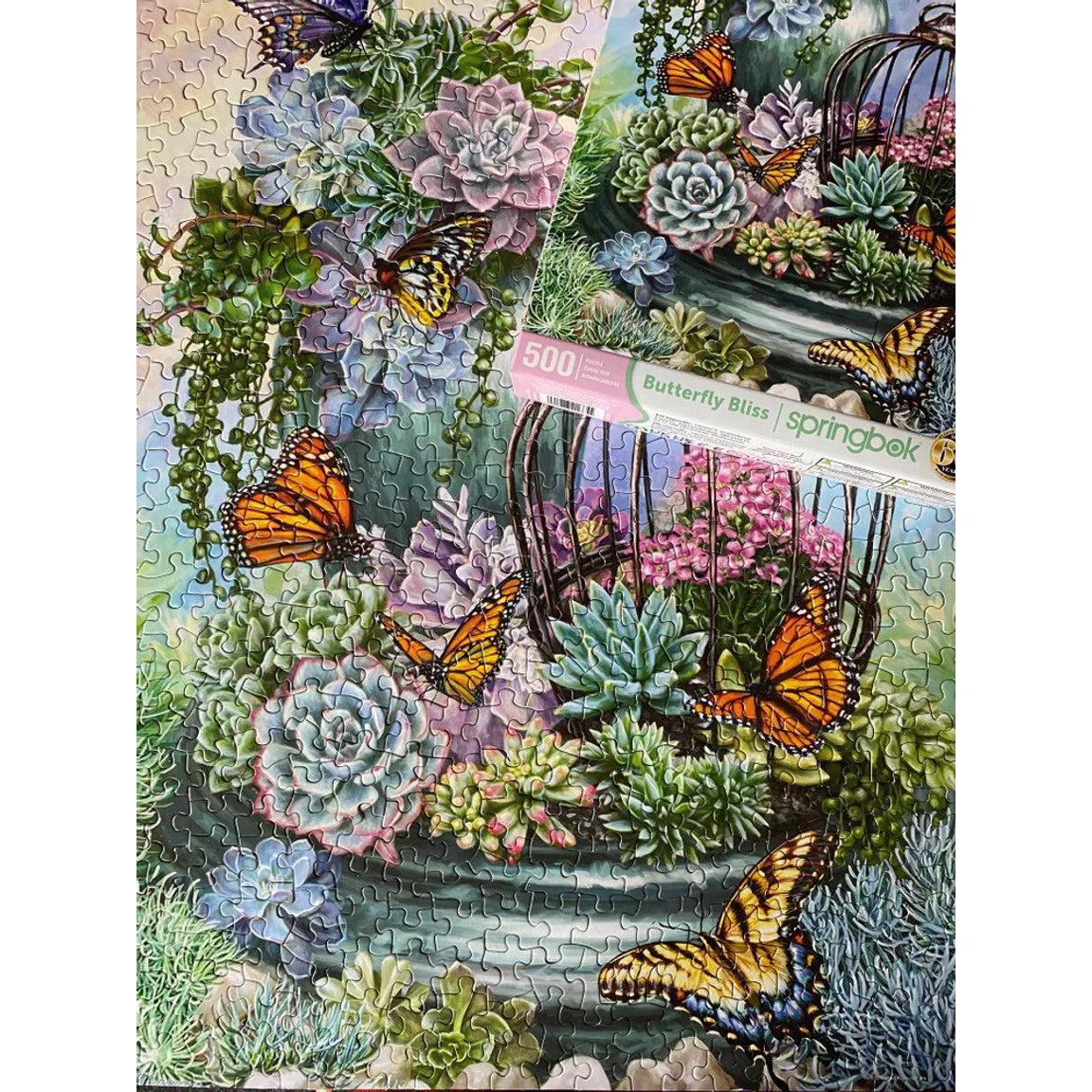 Butterfly Bliss 500 Piece Jigsaw Puzzle Springbok