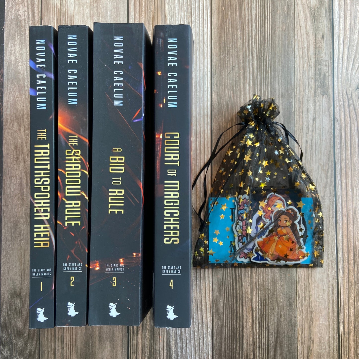 SIGNED Paperback Bundle: The Stars and Green Magics (Books 1-4)