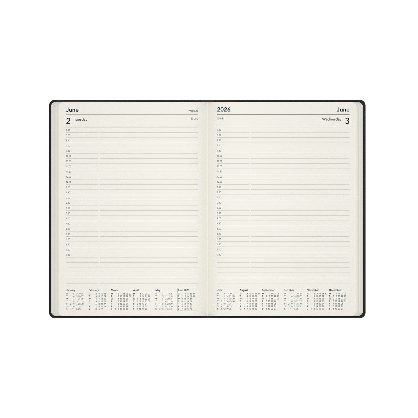 Legacy - A4  Day-To-Page Diary - 2026 Calendar Year Planner