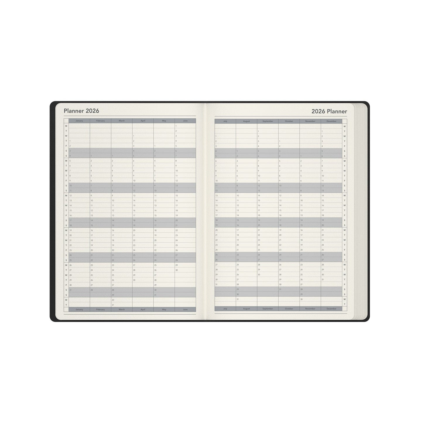 Legacy - A4  Day-To-Page Diary - 2026 Calendar Year Planner