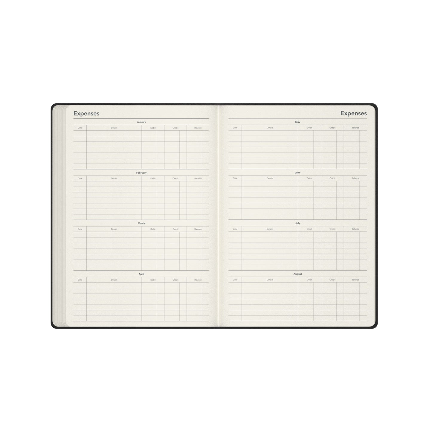 Legacy - A4  Day-To-Page Diary - 2026 Calendar Year Planner