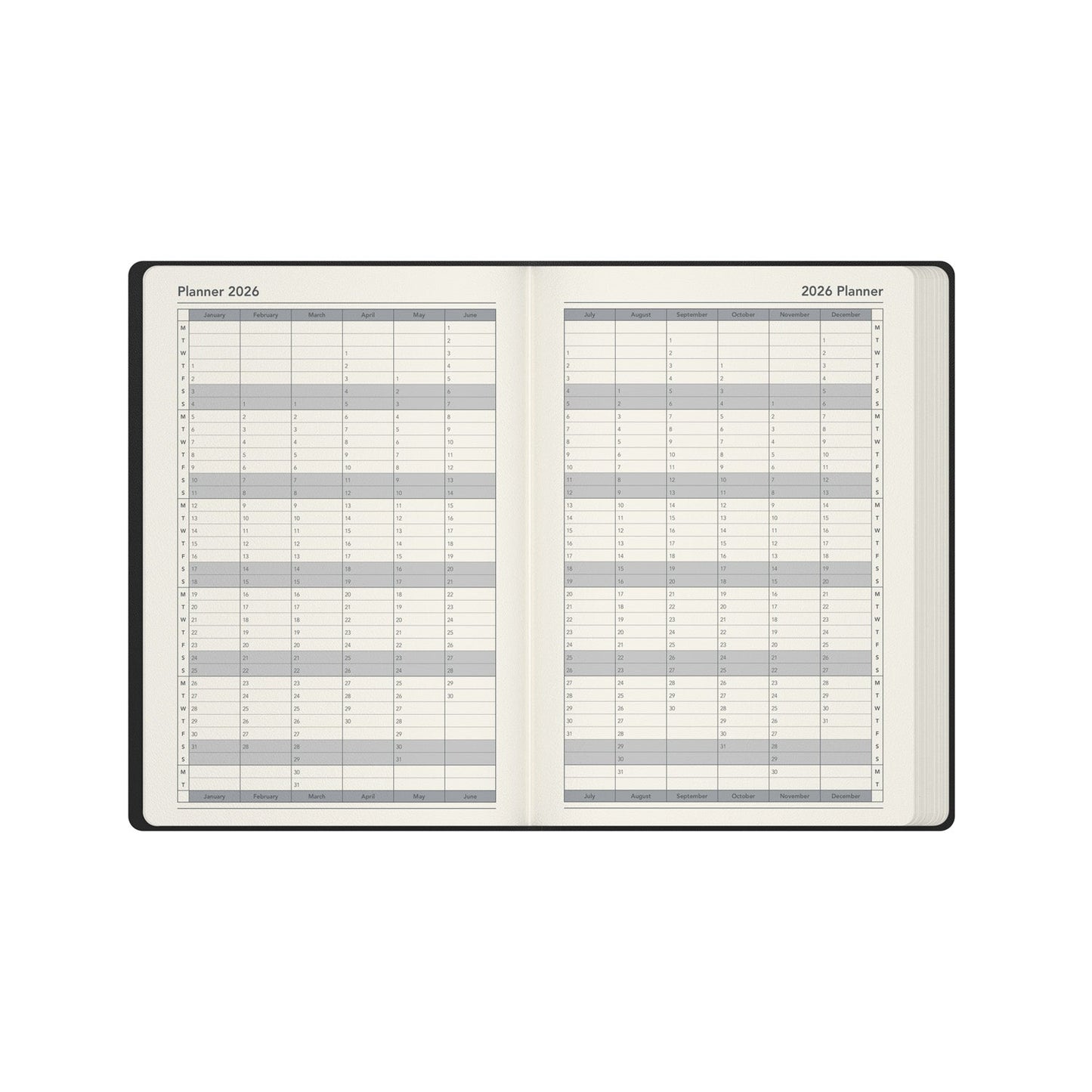 Legacy - 2026 Daily Planner - A5 Day-to-Page Diary with Appointments  (CL51-26)
