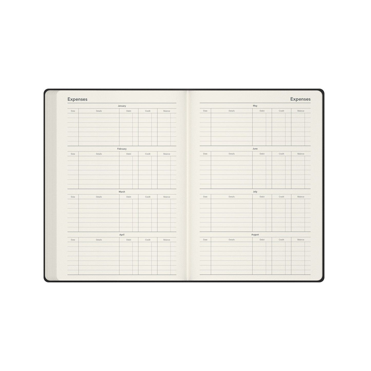 Legacy - 2026 Daily Planner - A5 Day-to-Page Diary with Appointments  (CL51-26)