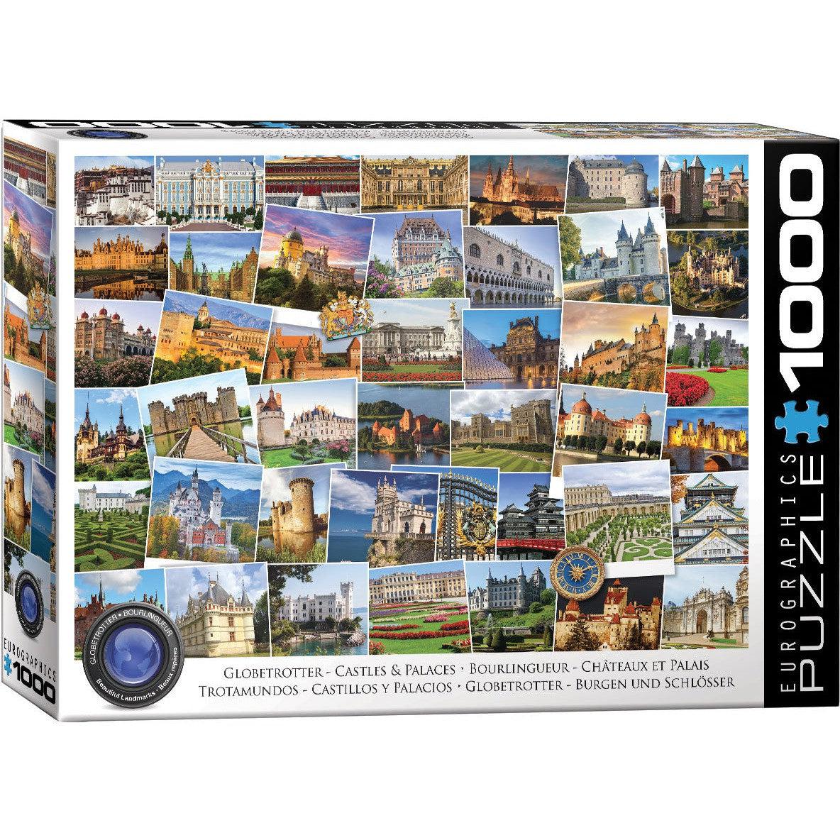 Castles & Palaces Globetrotter 1000 Piece Jigsaw Puzzle Eurographics