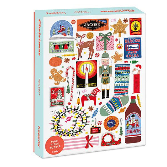 Christmas 1000 Piece Jigsaw Puzzle Happily