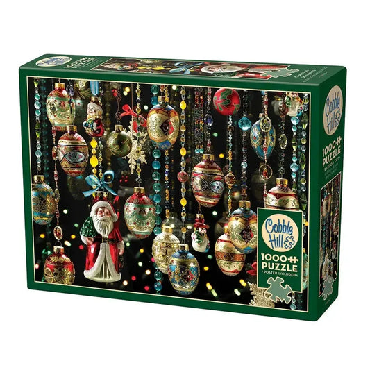 Christmas Ornaments 1000 Piece Jigsaw Puzzle Cobble Hill