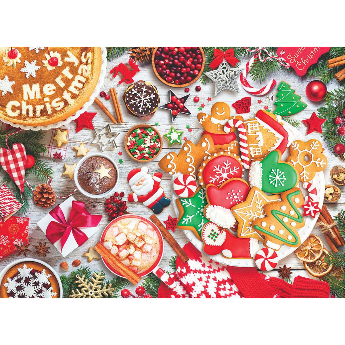 Christmas Table 1000 Piece Jigsaw Puzzle in Tin Eurographics
