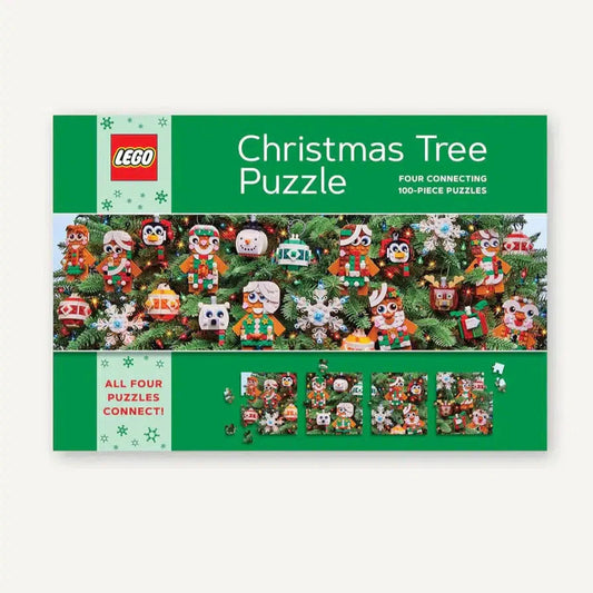 Christmas Tree LEGO 4 Connecting 100 Piece Jigsaw Puzzles Chronicle