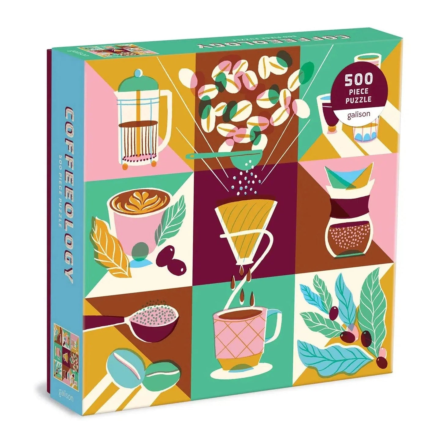 Coffeeology 500 Piece Jigsaw Puzzle Galison