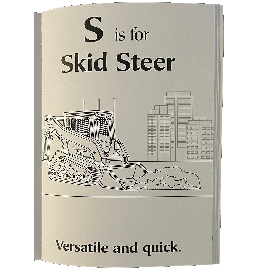Abc's of Heavy Equipment Coloring Book