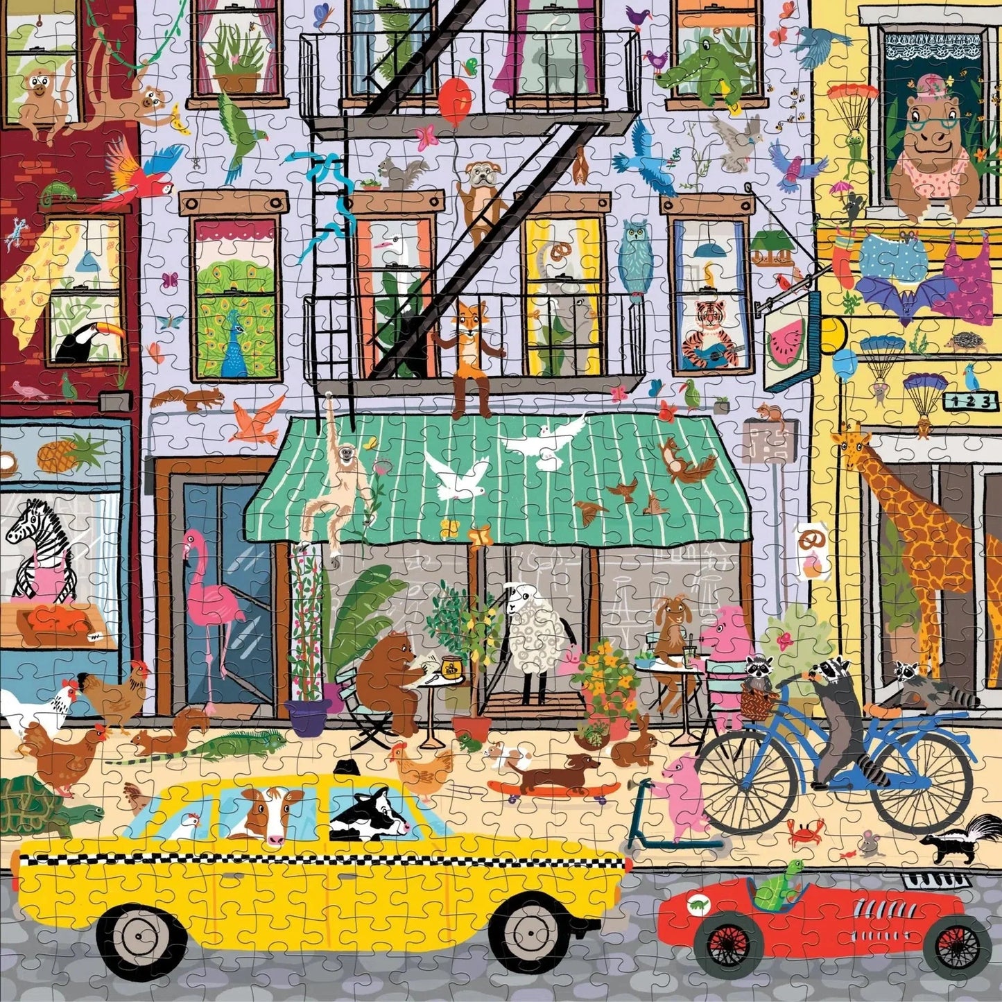 Critter City 500 Piece Jigsaw Puzzle Mudpuppy