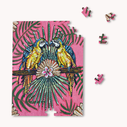Parrot Paradise Fine Art Puzzle
