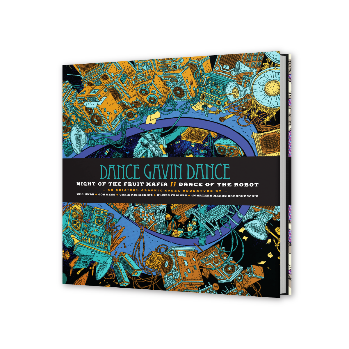 Dance Gavin Dance: La noche de la mafia de la fruta // El baile del robot - Novela gráfica (Edición estándar)