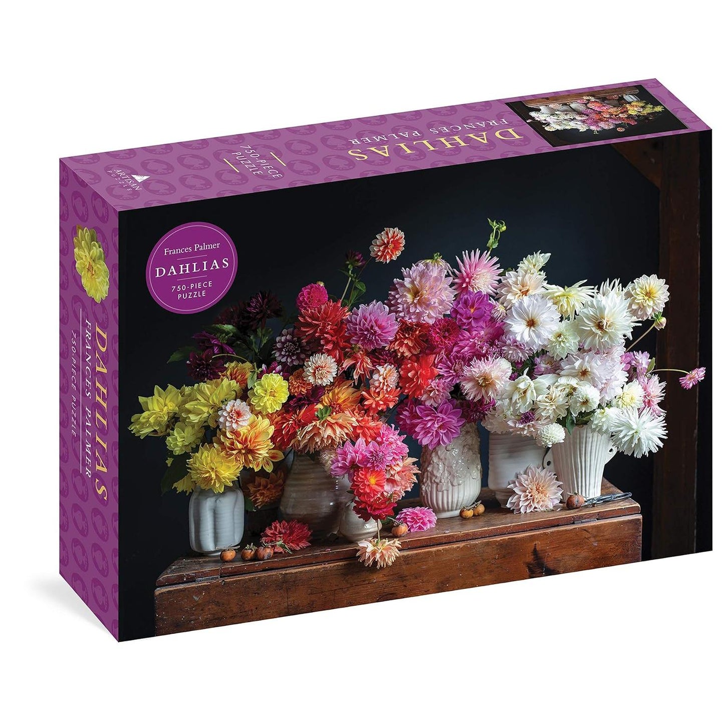 Dahlias 750 Piece Jigsaw Puzzle Artisan