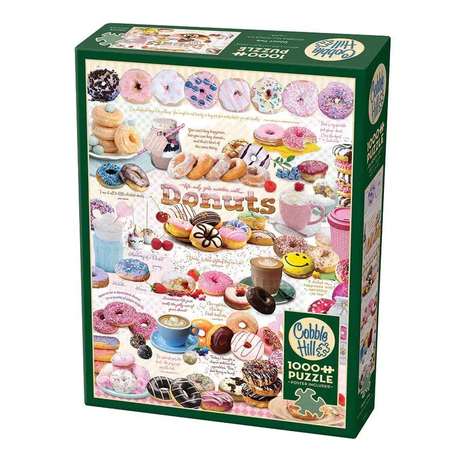 Donut Time 1000 Piece Jigsaw Puzzle Cobble Hill