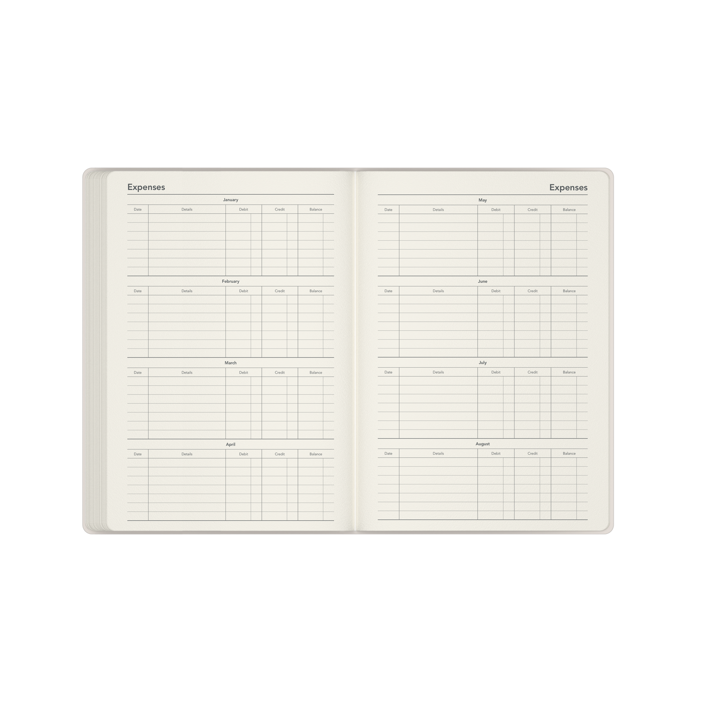 Submerge - A5  Week-To-View - Diary - 2026 Calendar Year Planner