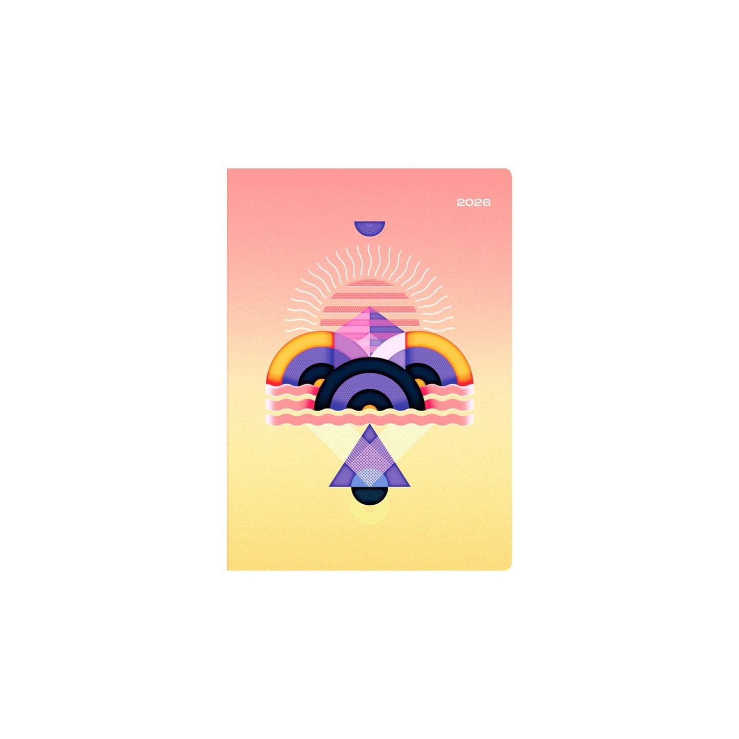 Irregular Geometrics- A5  Week-To-View - Diary - 2026 Calendar Year Planner