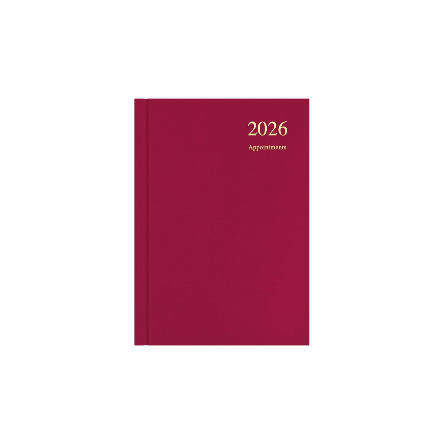 Essential - A5 Day-to-Page Diary with Appointments - 2026 Calendar Year Planner