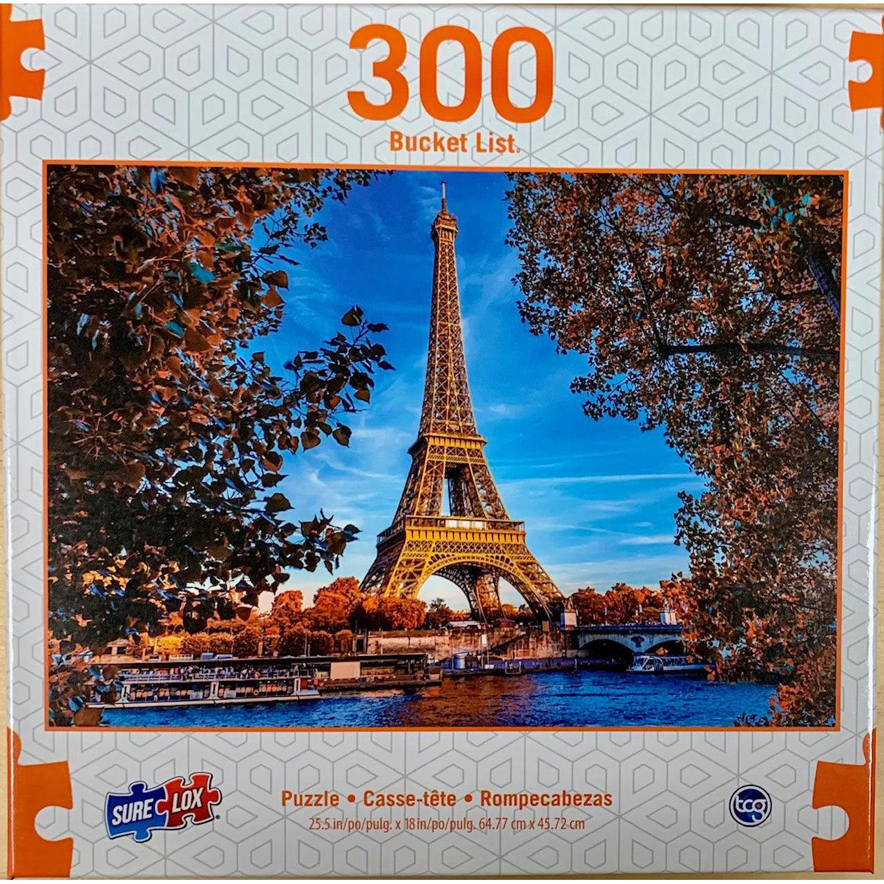 Eiffel Tower Bucket List 300 Piece Jigsaw Puzzle Sure Lox