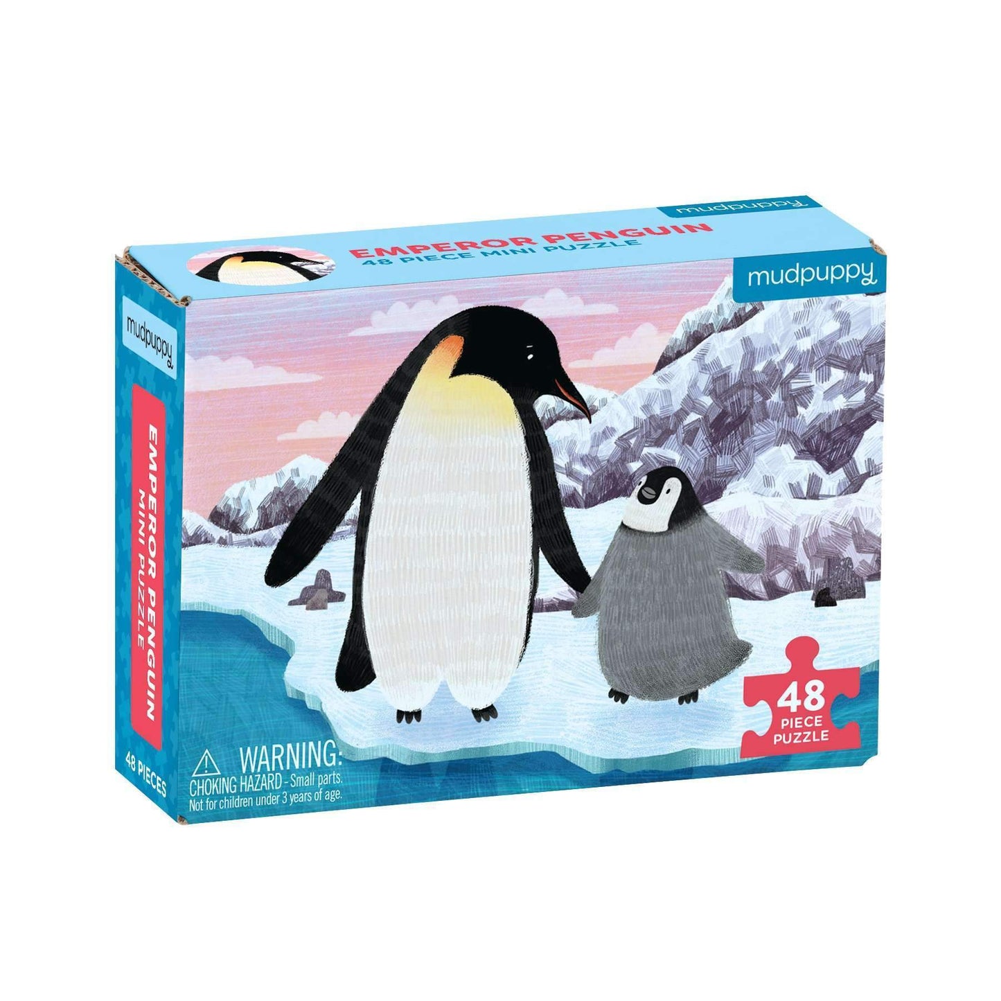 Emperor Penguin 48 Piece Mini Jigsaw Puzzle Mudpuppy