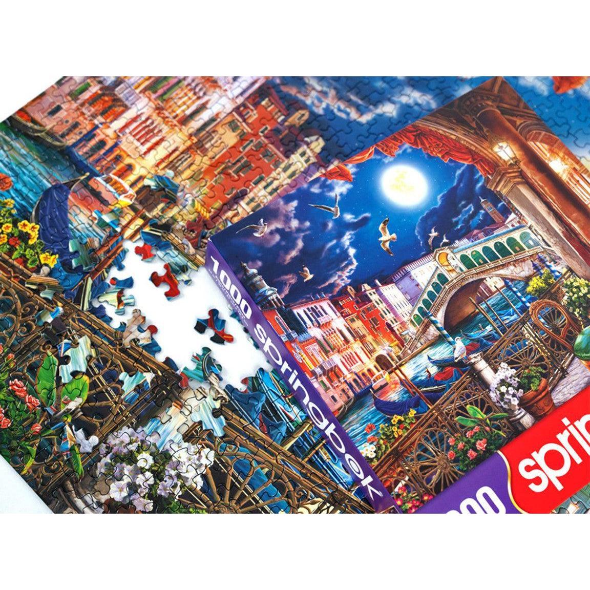 Evening Cafe in Venice 1000 Piece Jigsaw Puzzle Springbok