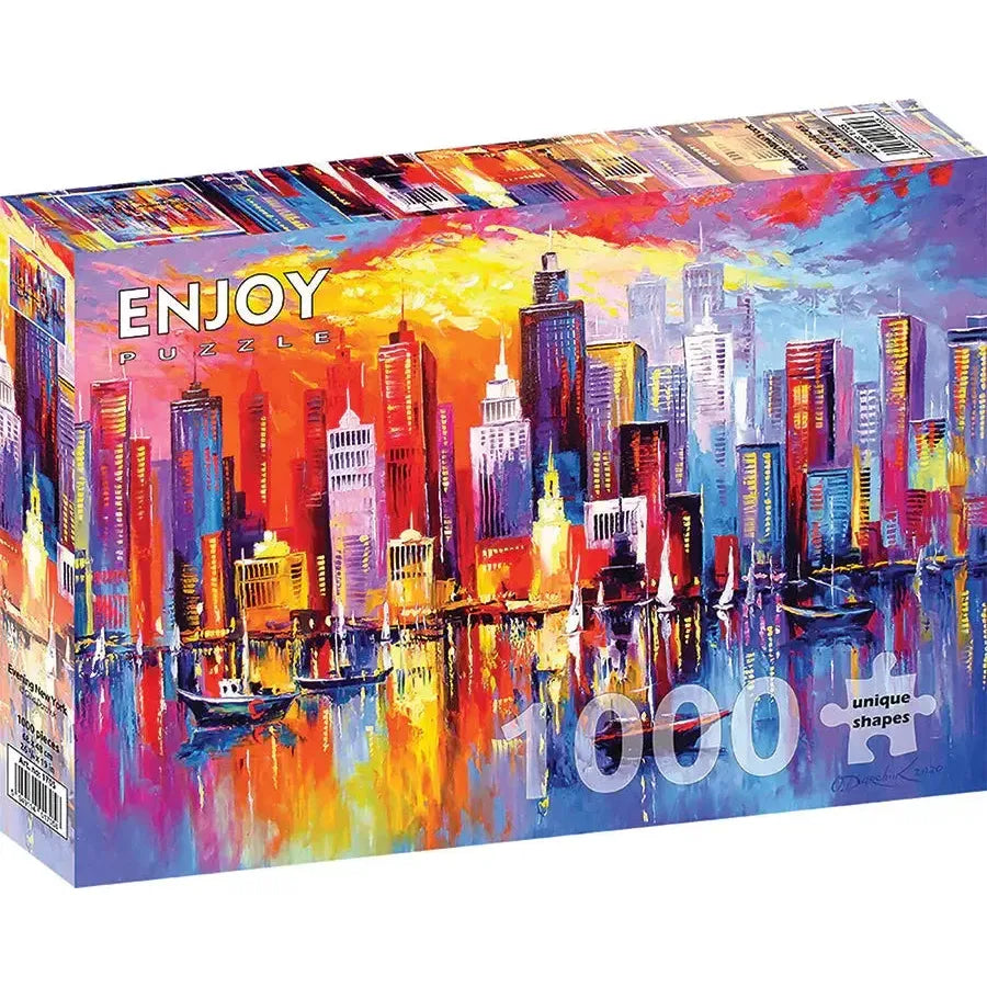 Evening New York 1000 Piece Jigsaw Puzzle Enjoy