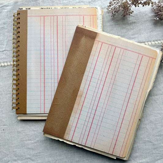 Vintage Mixed Media Journal- 9x12 inches