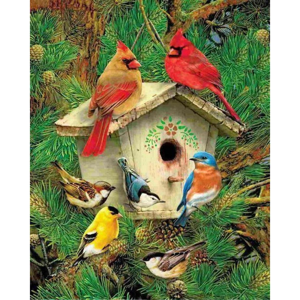 Feathered Retreat 1000 Piece Jigsaw Puzzle Springbok