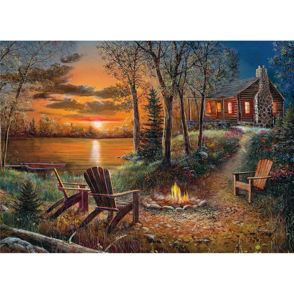 Fireside 500 Piece Jigsaw Puzzle Cobble Hill
