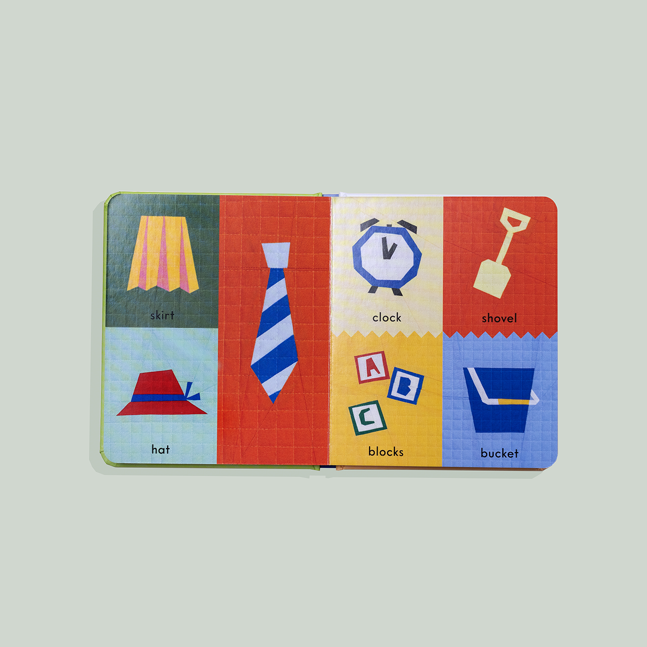 First Words with Cute Quilted Friends