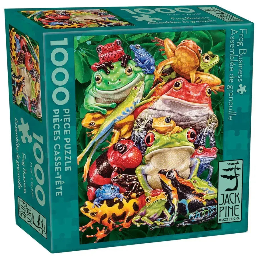 Frog Business 1000 Piece Jigsaw Puzzle Jack Pine